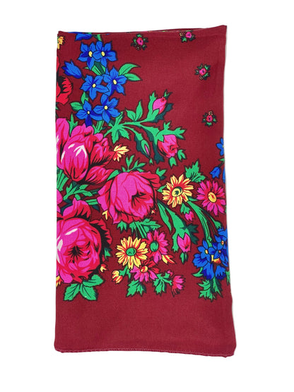Burgundy Kokom Scarf