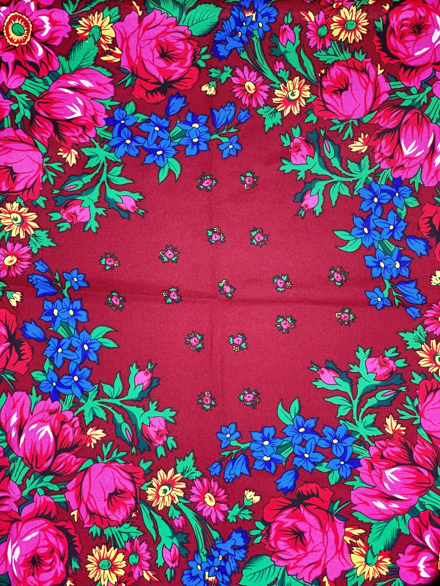 Burgundy Kokom Scarf