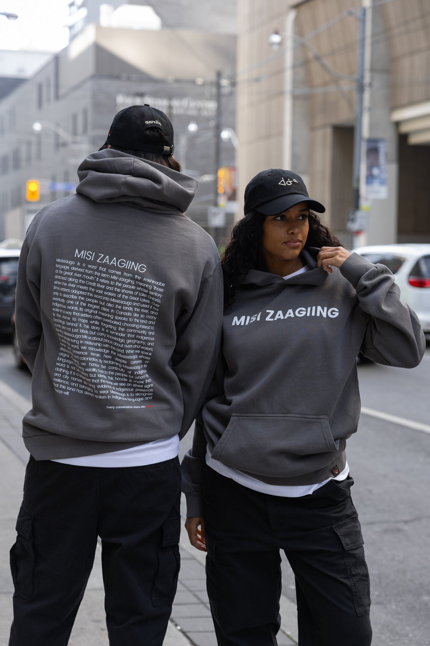 misi zaagiing - more than land: hoodie