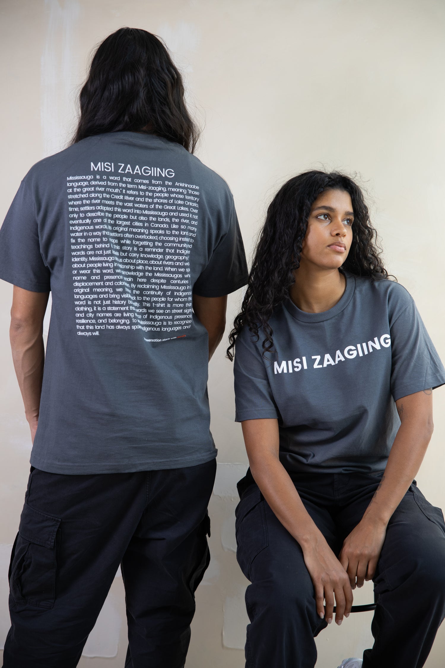 misi zaagiing - more than land: t-shirt
