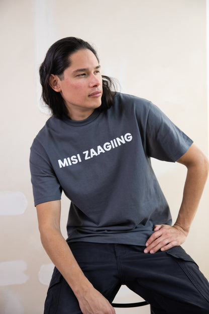 misi zaagiing - more than land: t-shirt