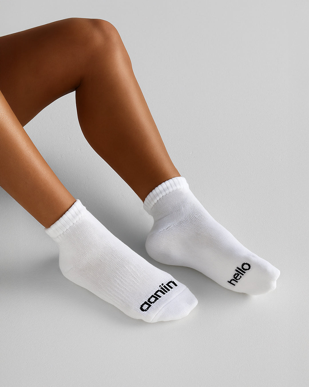 aaniin hello ankle socks